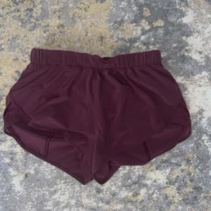 Lululemon maroon shorts